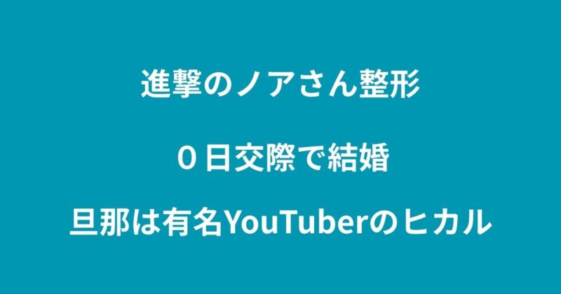 進撃のノア整形